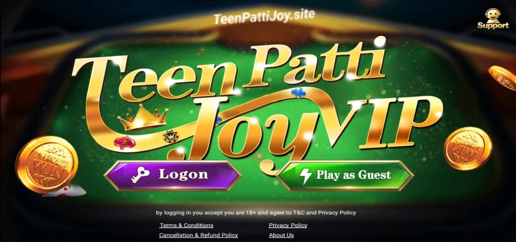 Teen Patti Joy Interface